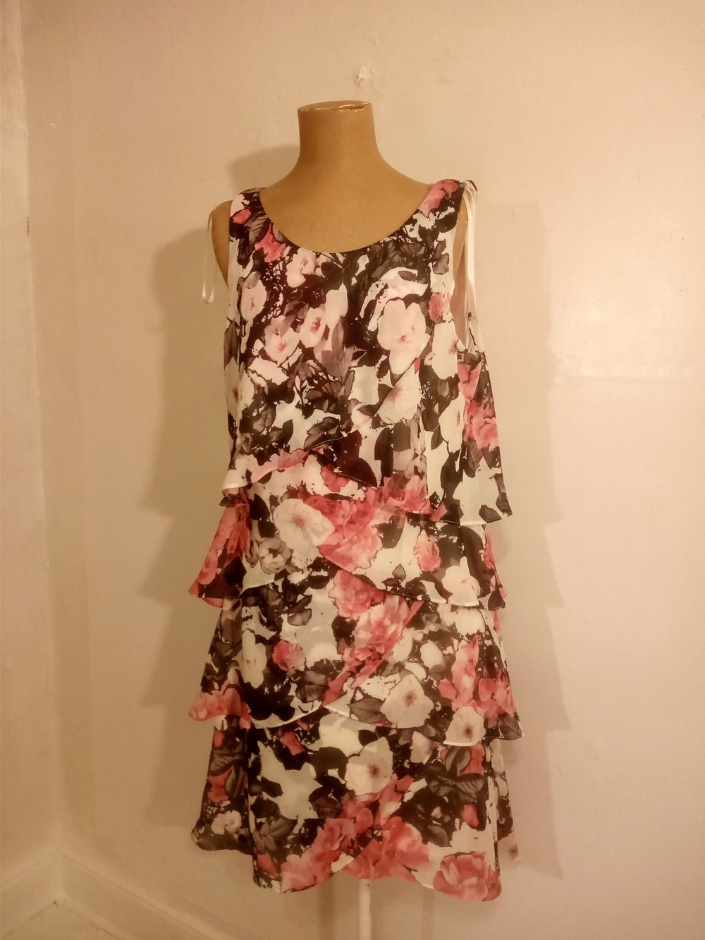 S.L. Fashions White Garment with Black Label